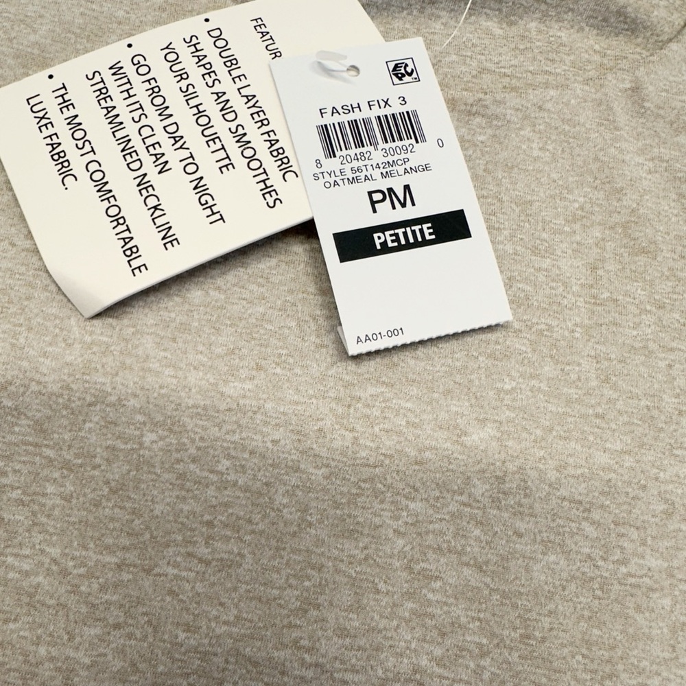 AND NOE THIS crew neck slim fit T-shirts oatmeal size PM - Picture 4 of 5